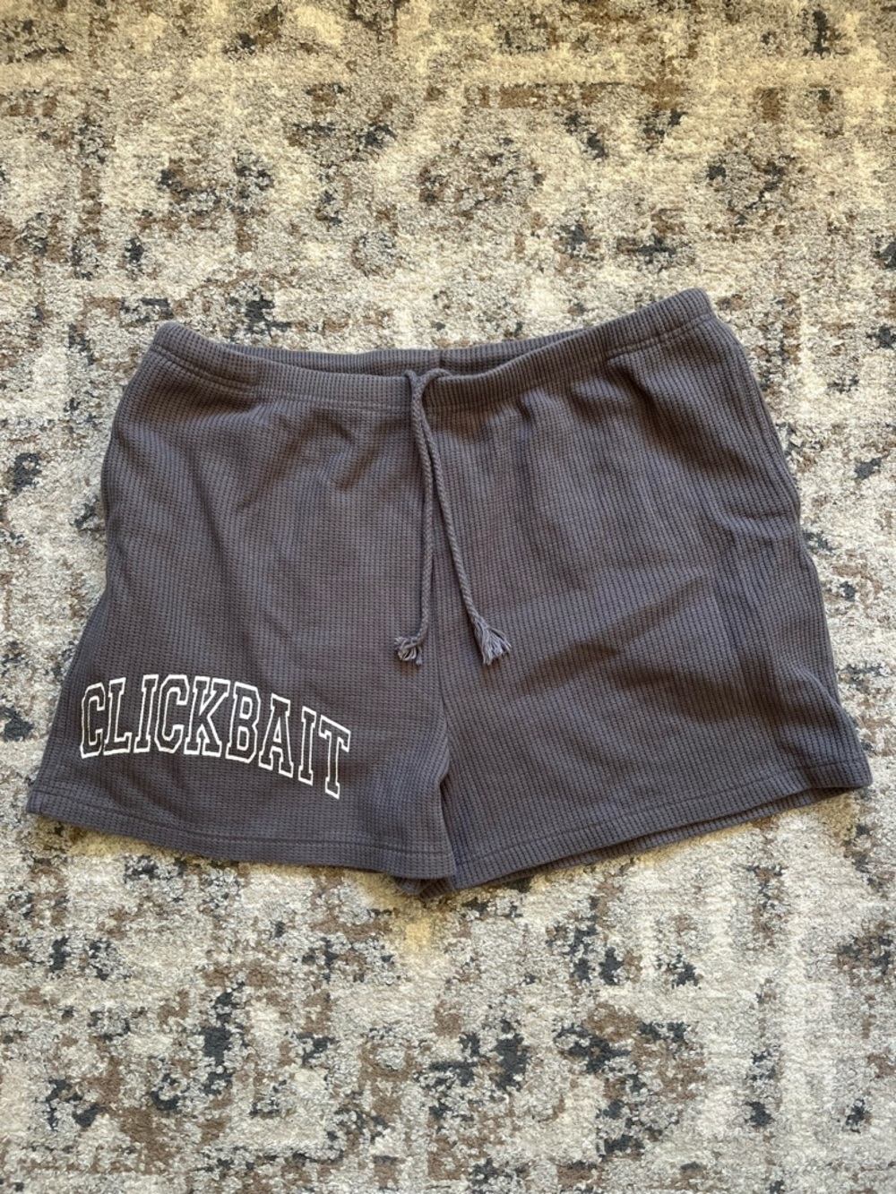 Clickbait David Dobrik Gray Shorts Large